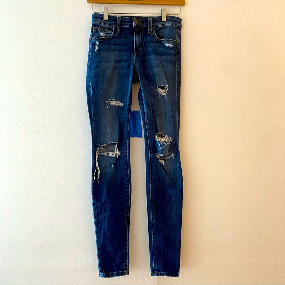 Joes jeans the icon skinny Distressed Blue Skinny Jeans